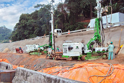 Contenção de Talude Sob Rodovias