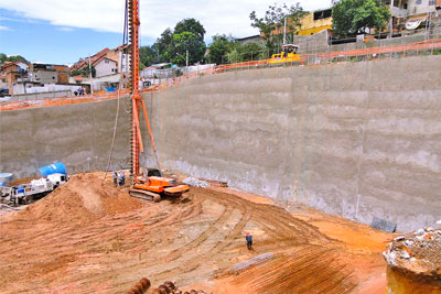 Fundações em Edifícios Comerciais