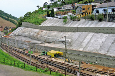 Recuperação de Cortina Atirantada